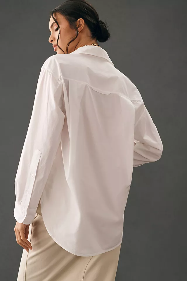 Citizens of Humanity Kayla Buttondown Blouse OPTIC WHITE