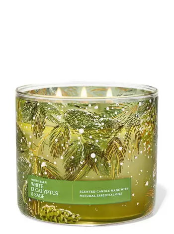 White Eucalyptus & Sage 3-Wick Candle