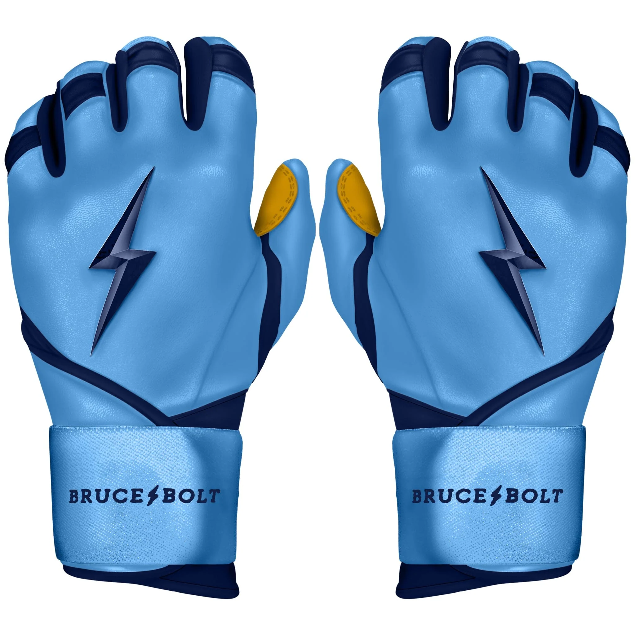 PREMIUM PRO Creator Series Long Cuff Batting Gloves | Carolina Blue