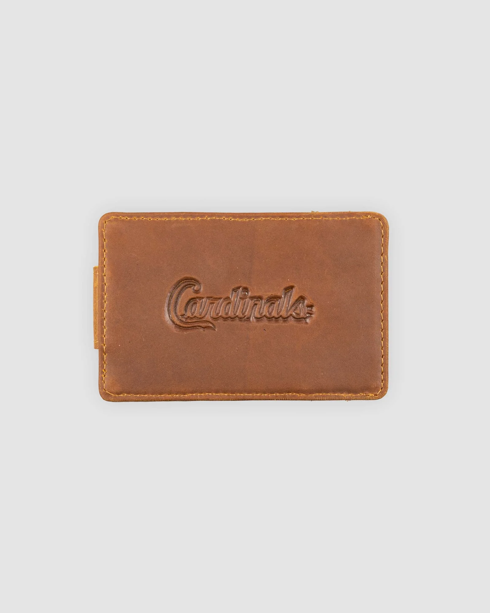 Flag Man Glove Leather Money Clip Wallet - St. Louis Cardinals