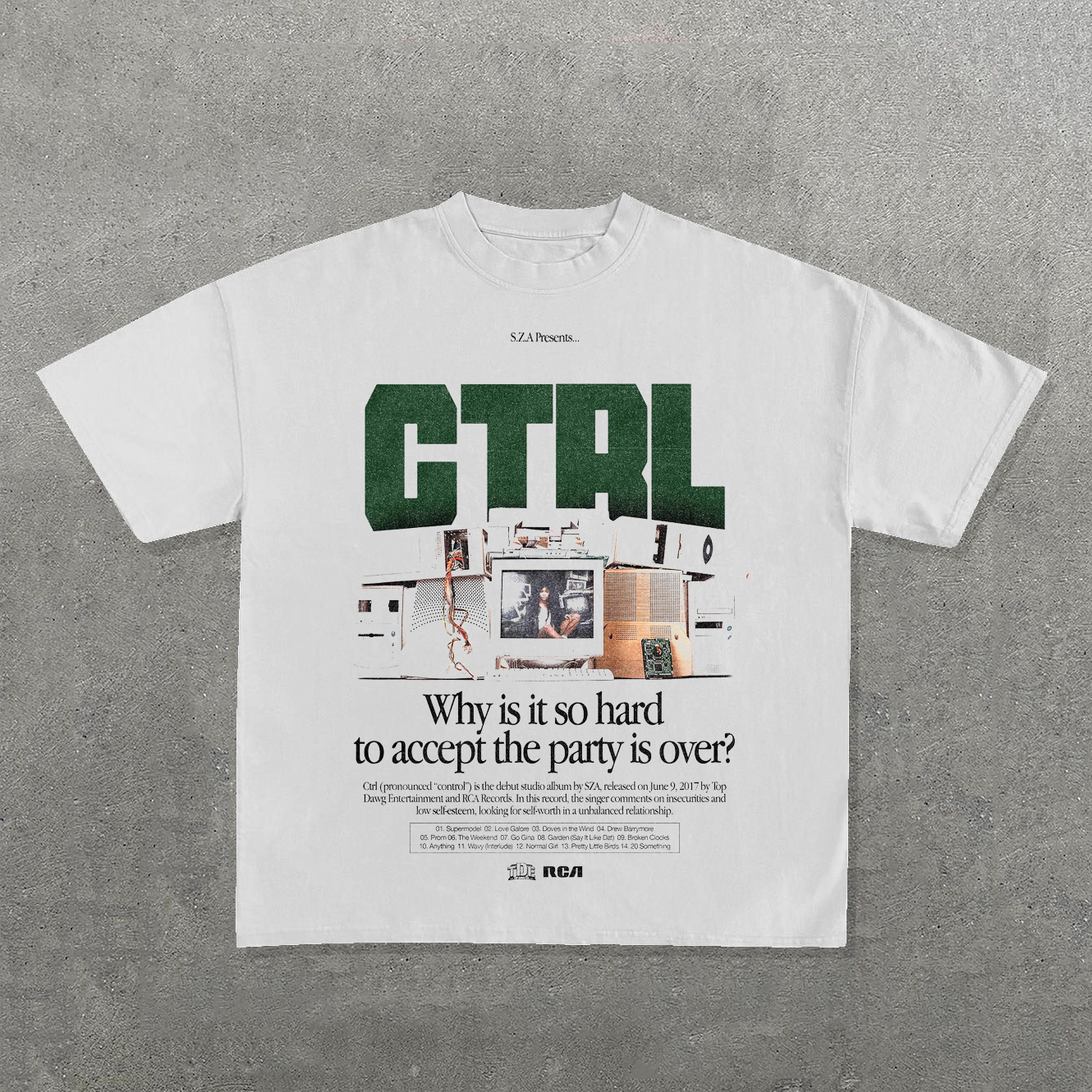 SZA-Ctrl Print Short Sleeve T-Shirt