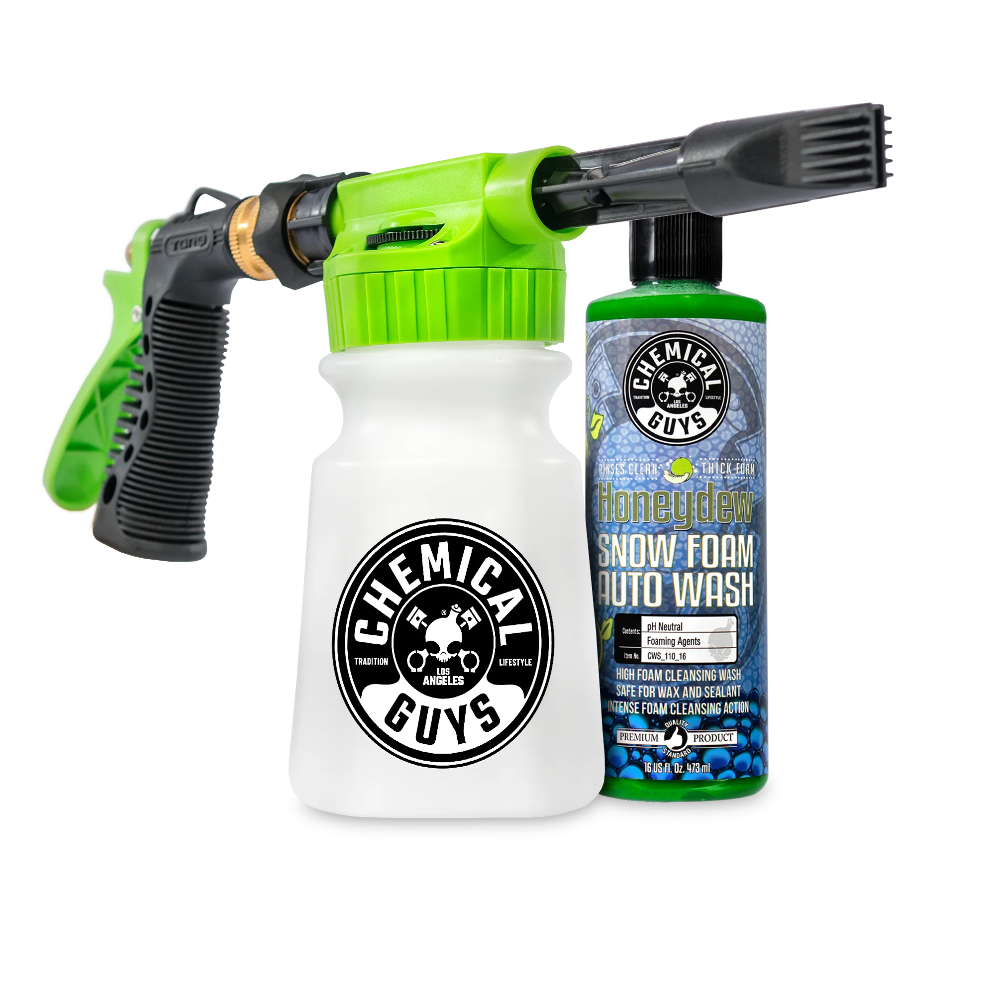 Foam Blaster 6 Foam Wash Gun & Honeydew Snow Foam Soap