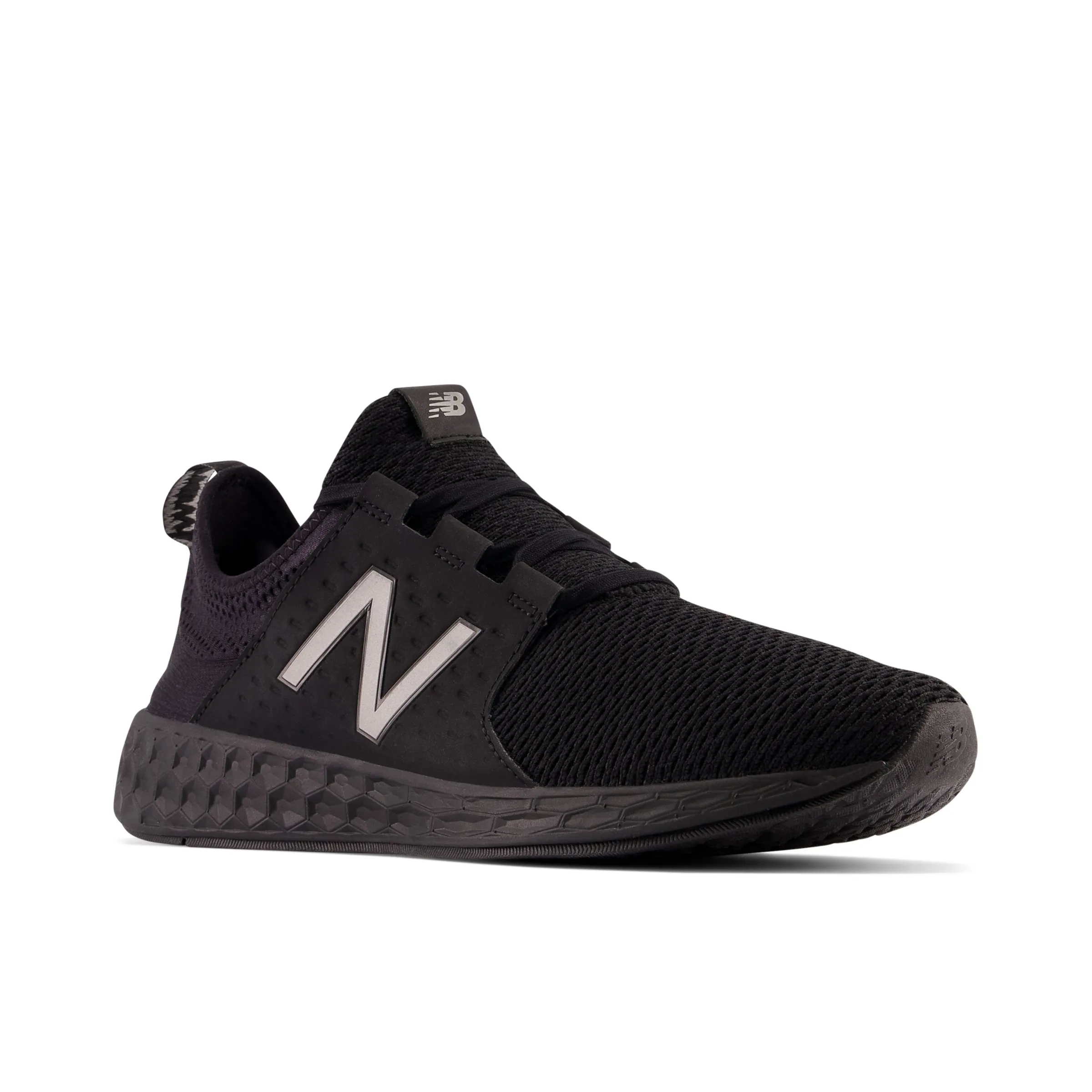 Fresh Foam Cruzv1 Reissue - Black with Phantom and Dark Silver Metallic