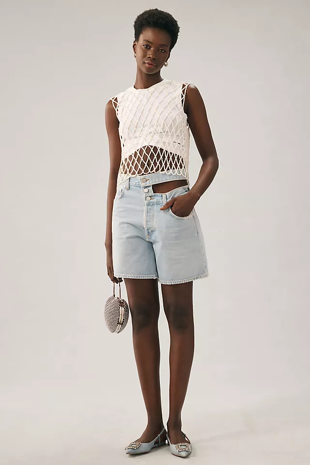 AGOLDE Broken Waistband Shorts ATTEMPT