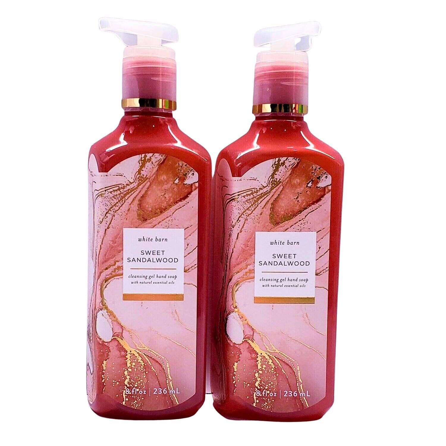 Bath & Body Works Gel Hand Soap 2-Pack 8oz/236mL Each (Marshmallow Pumpkin Latte)