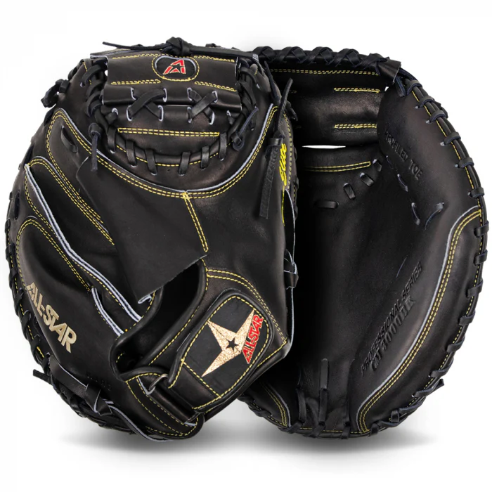 Pro Elite/Catchers Mitt/Solid Black/ RH only