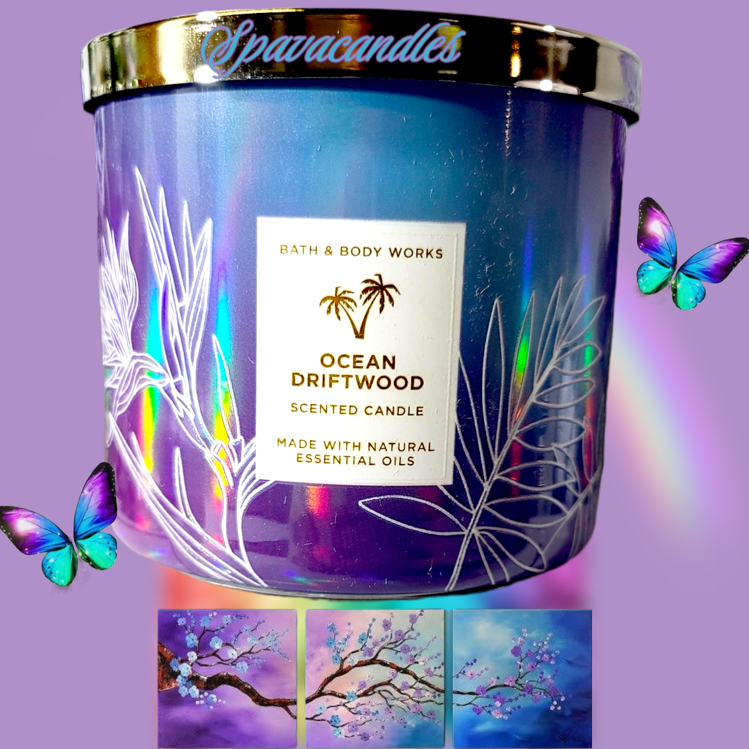 Ocean Driftwood 3 Wick Candle 2023