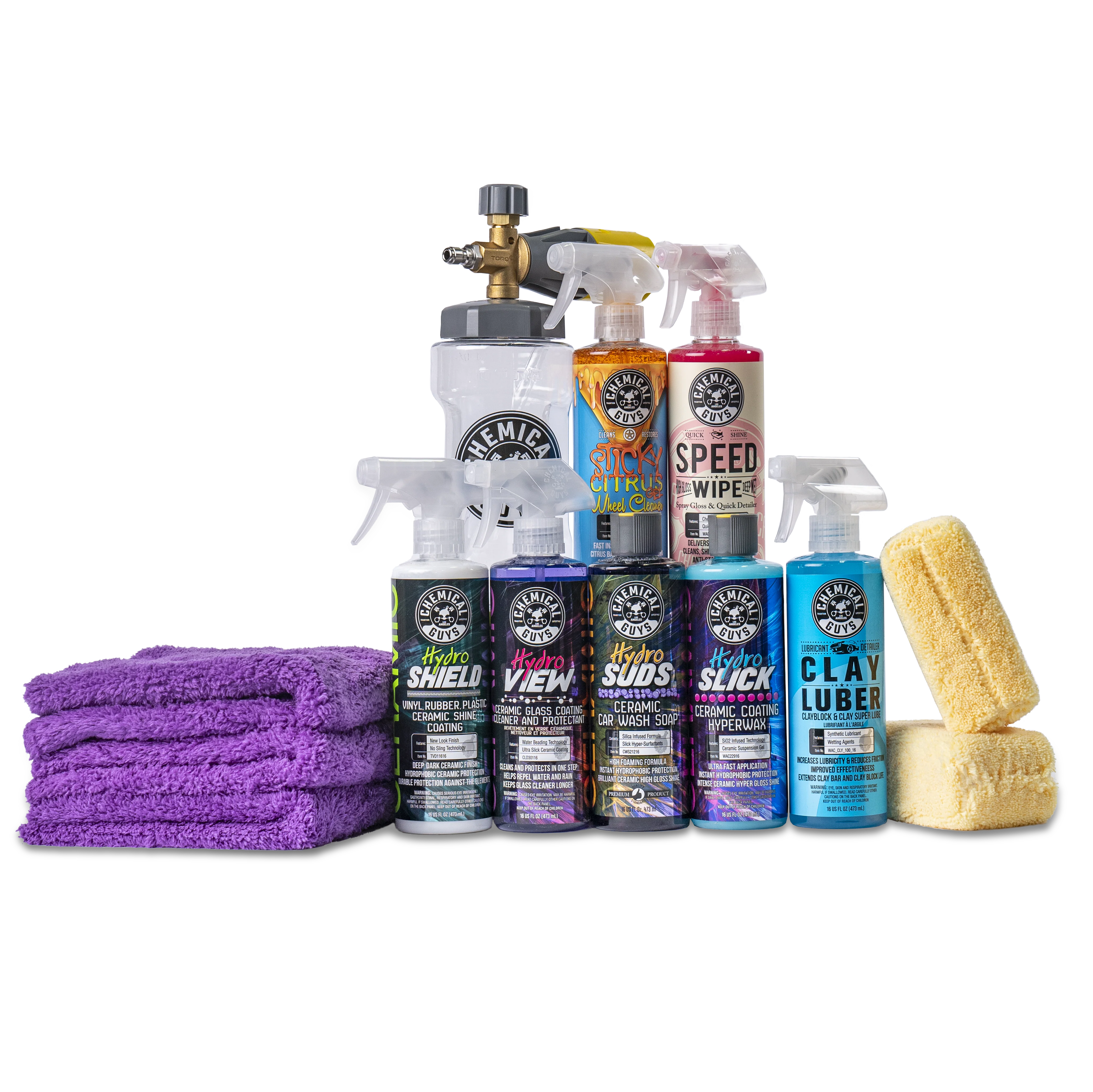The Hydrophobic Car Wash Ultra Foaming Detailing Kit