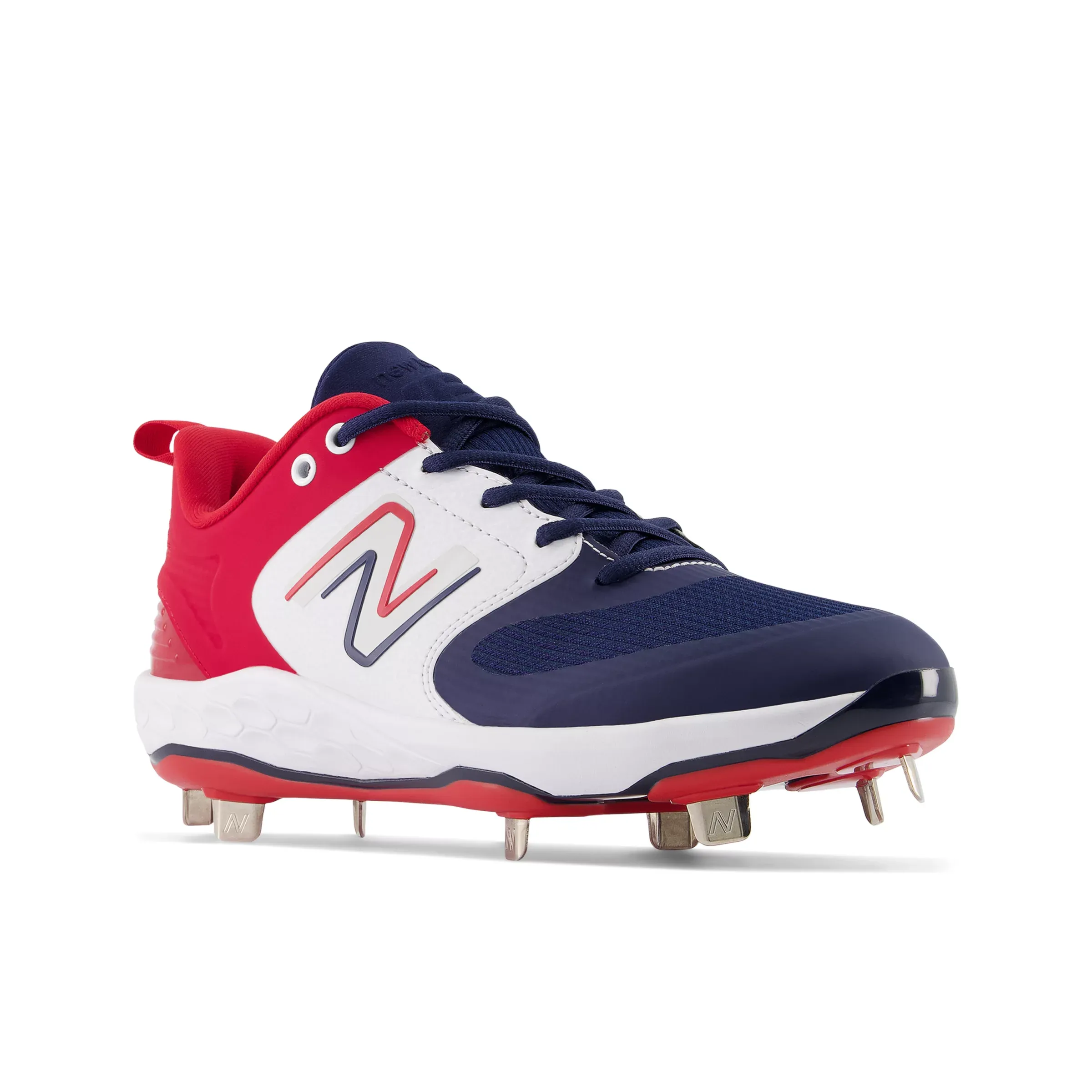 Fresh Foam X Velo v3 Metal - Red with White and Navy Blue