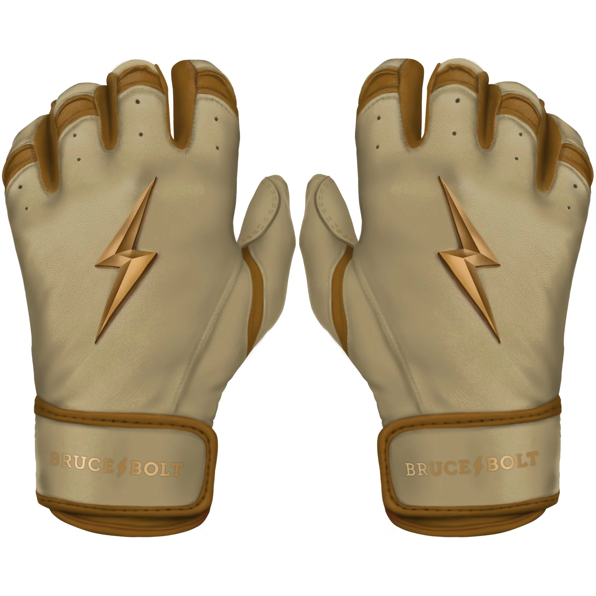 PREMIUM PRO GOLD Series Short Cuff Batting Gloves