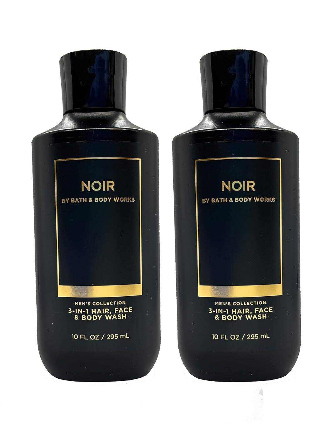 Bath and Body Works 2 Pack Men's Collection 2 in 1 Hair and Body Wash NOIR.