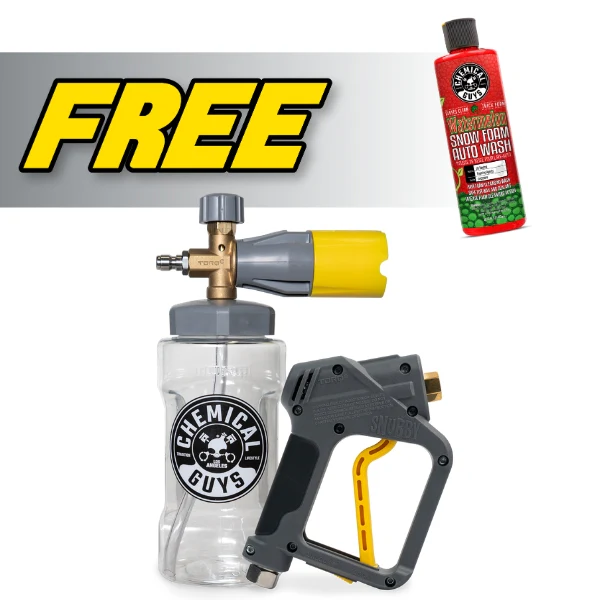 Big Mouth Foam Cannon and Pressure Washer Gun with FREE Watermelon Snow Foam Auto Wash