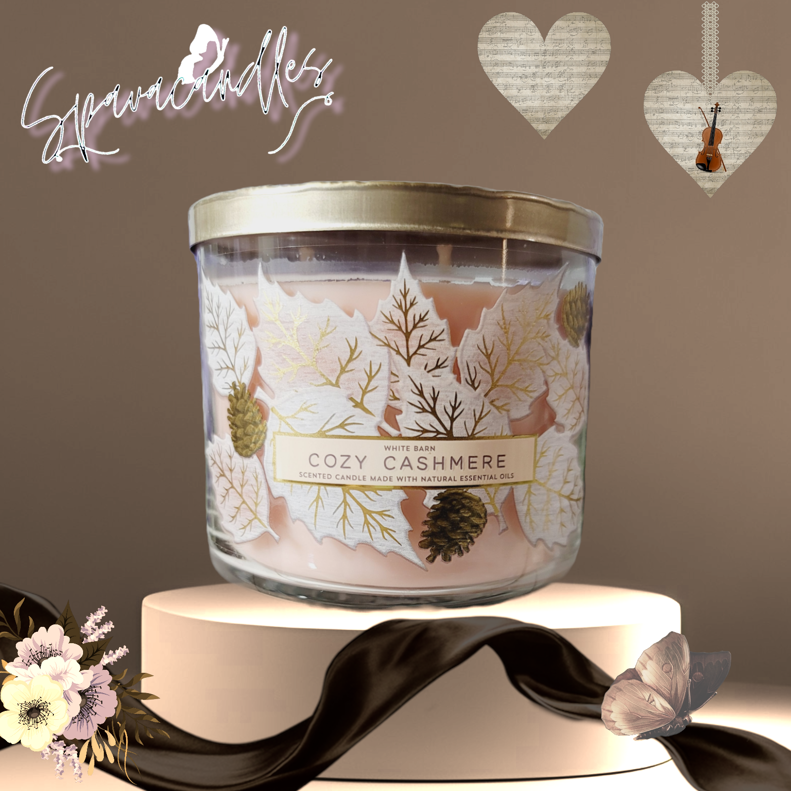 Cozy Cashmere 3 Wick Candle 2023
