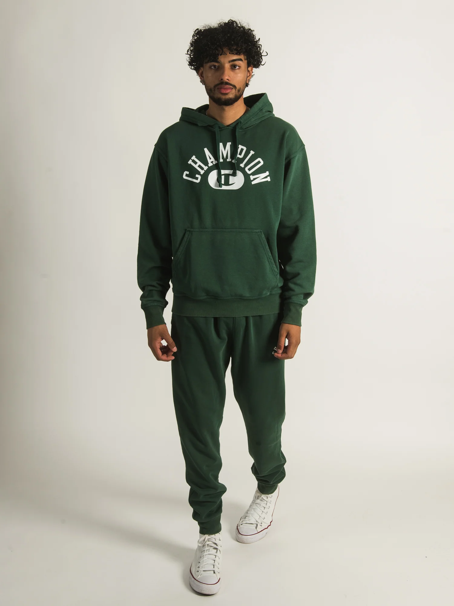 CHAMPION VINTAGE WASH VARSITY HOODIE