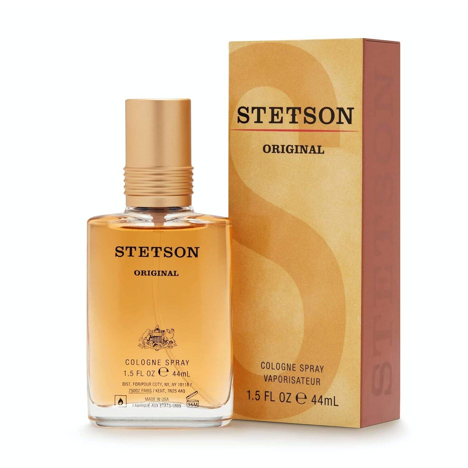 Stetson Original by Scent Beauty - Cologne for Men - Classic, Woody and Masculine Aroma with Fragrance Notes of Citrus, Patchouli, and Tonka Bean - 2.25 Fl Oz