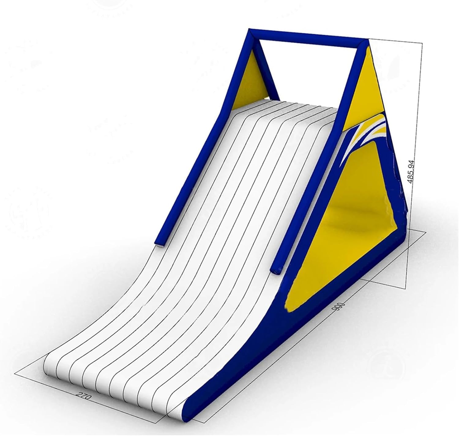 Inflatable Floating Water Trampoline Park Triangle Water Slide For Climbing Slide for Outdoor Marine Entertainment Equipment