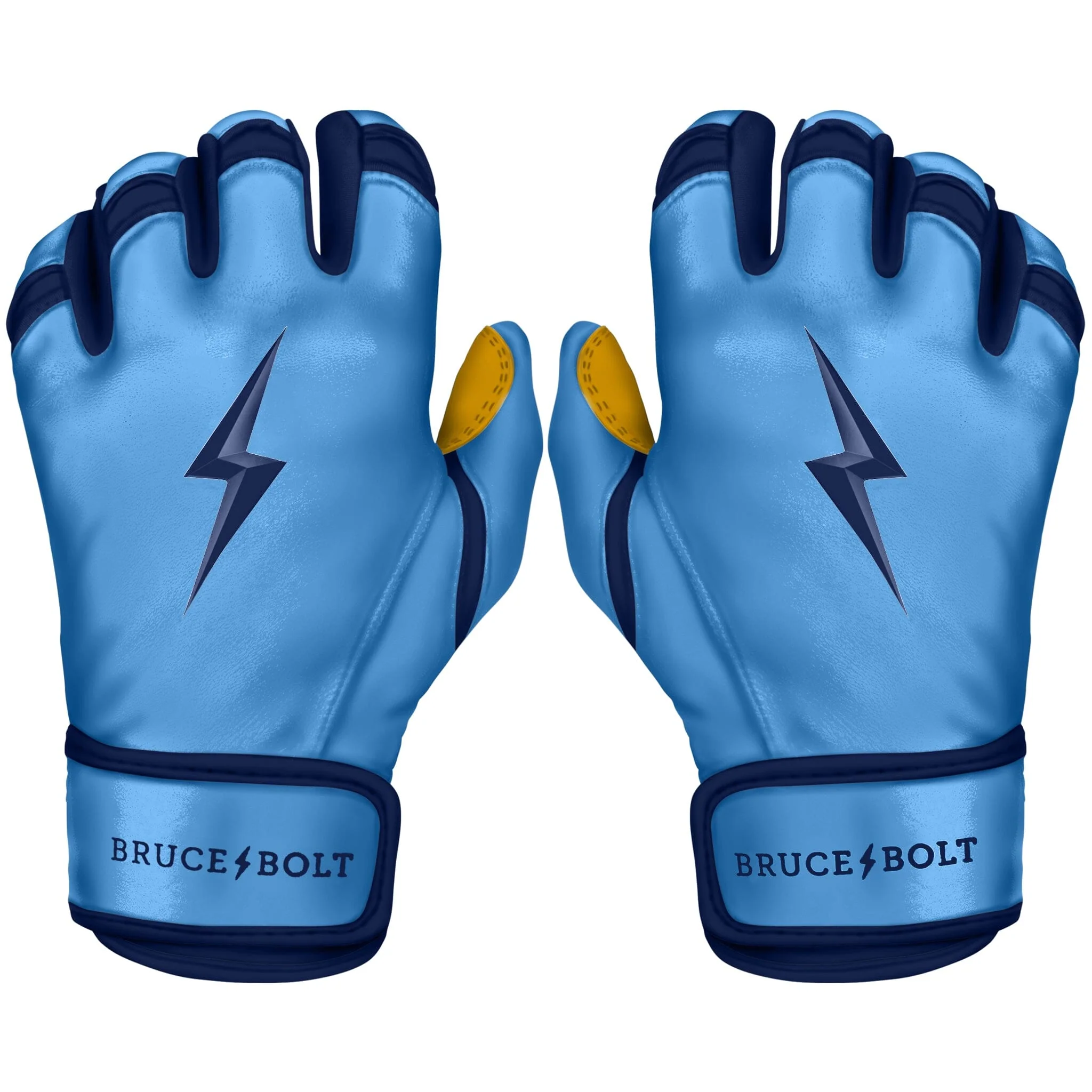 PREMIUM PRO Creator Series Short Cuff Batting Gloves | Carolina Blue