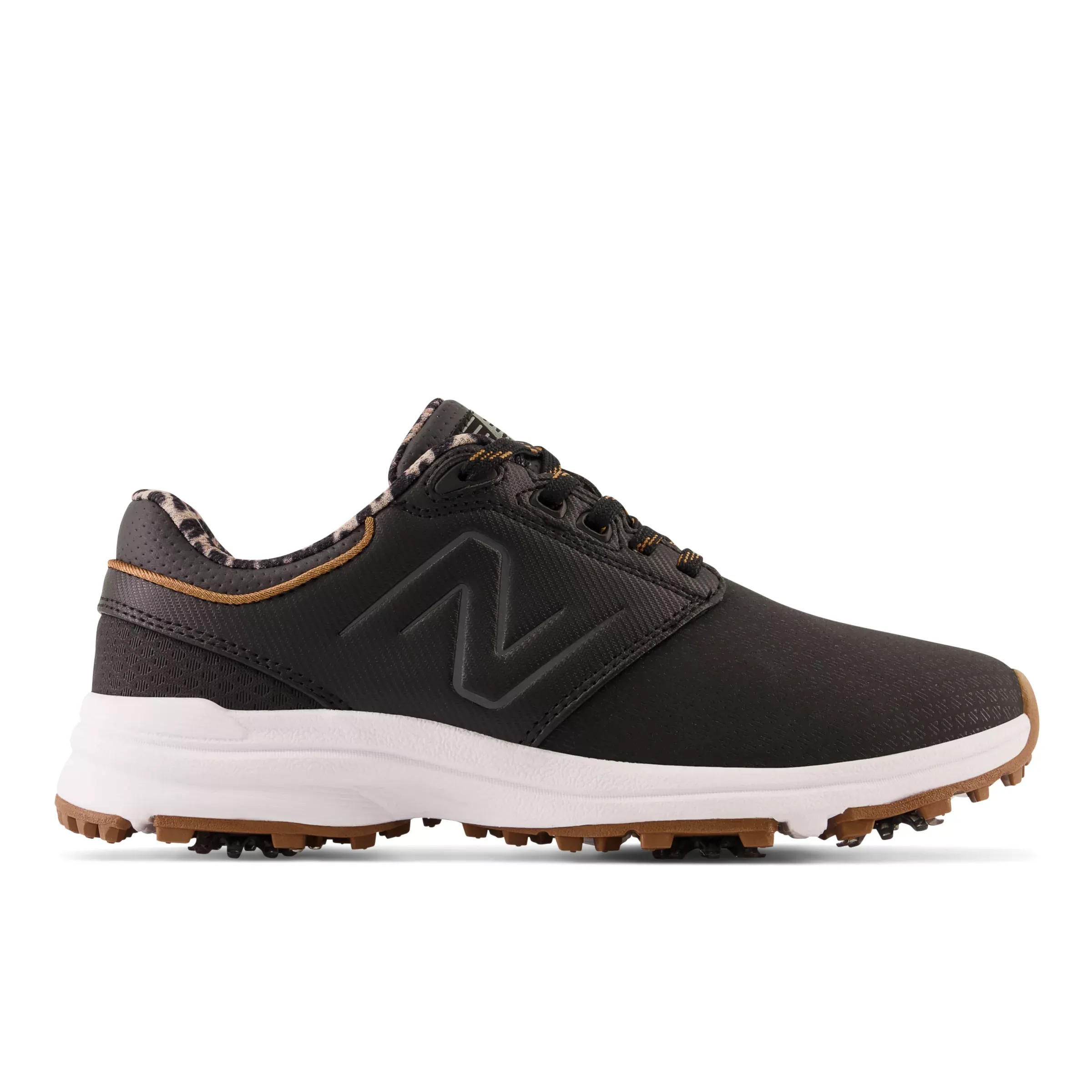 Brighton Golf Shoes - Black with Gum