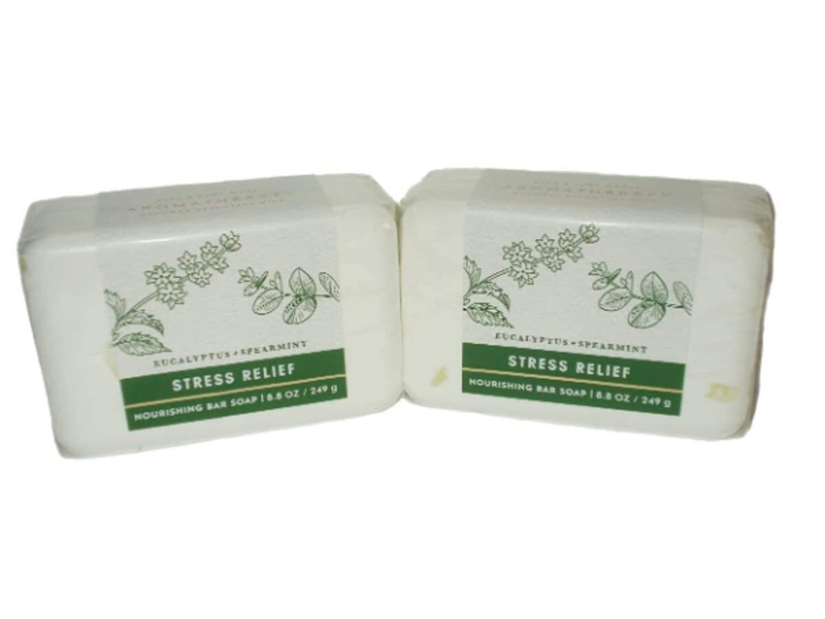 Bath and Body Works Eucalyptus Spearmint Soap x2