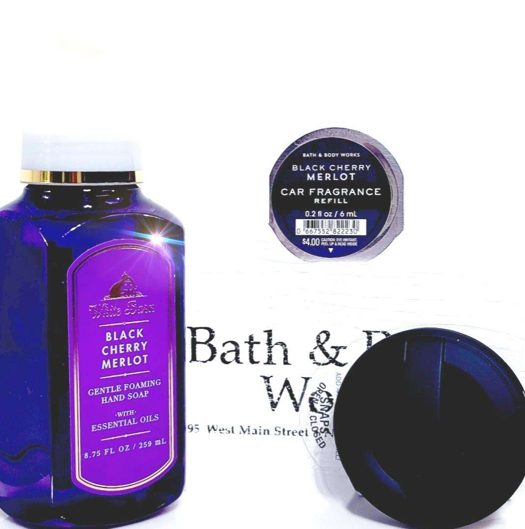 Black Cherry Merlot Hand Soap Scentportable Visor Clip &Refill