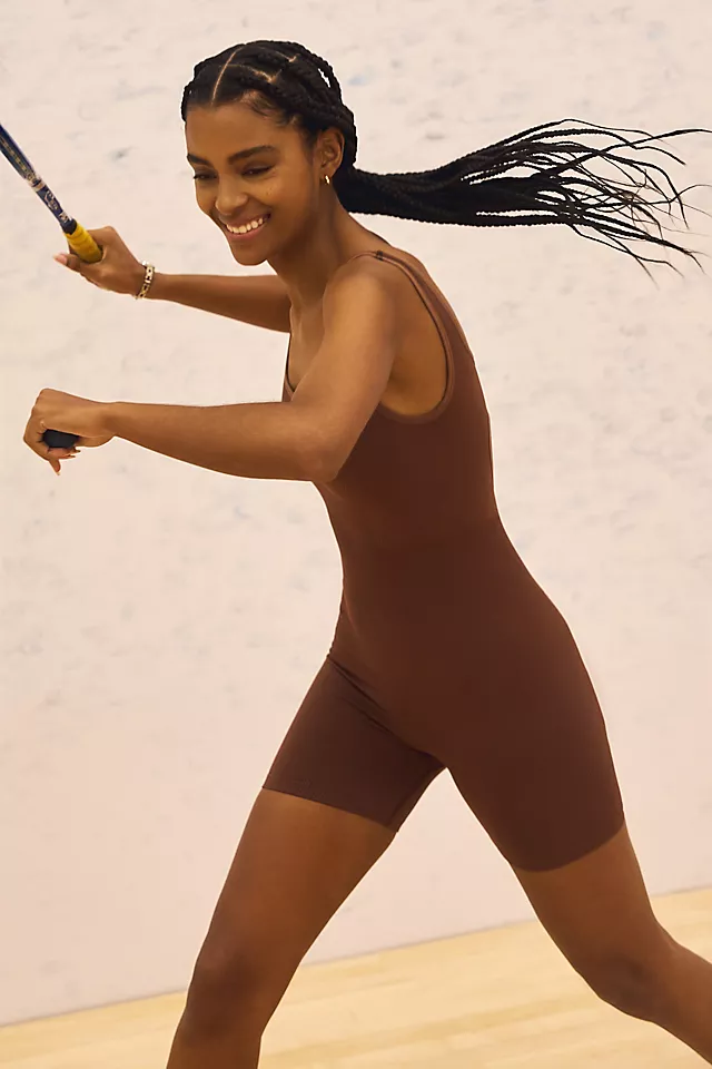 LSPACE Static Romper BROWN