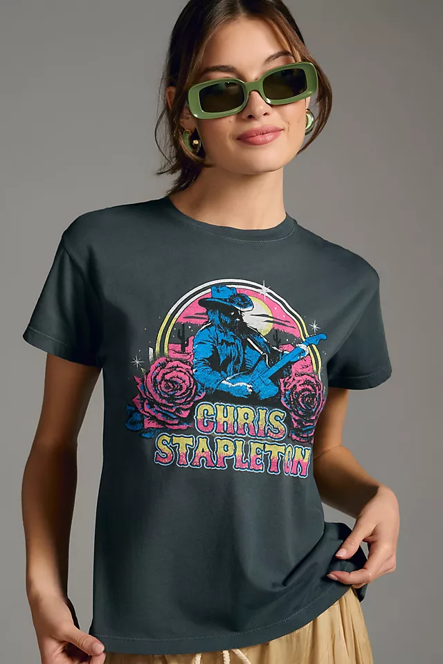 Letluv Chris Stapleton Graphic Tee BLACK