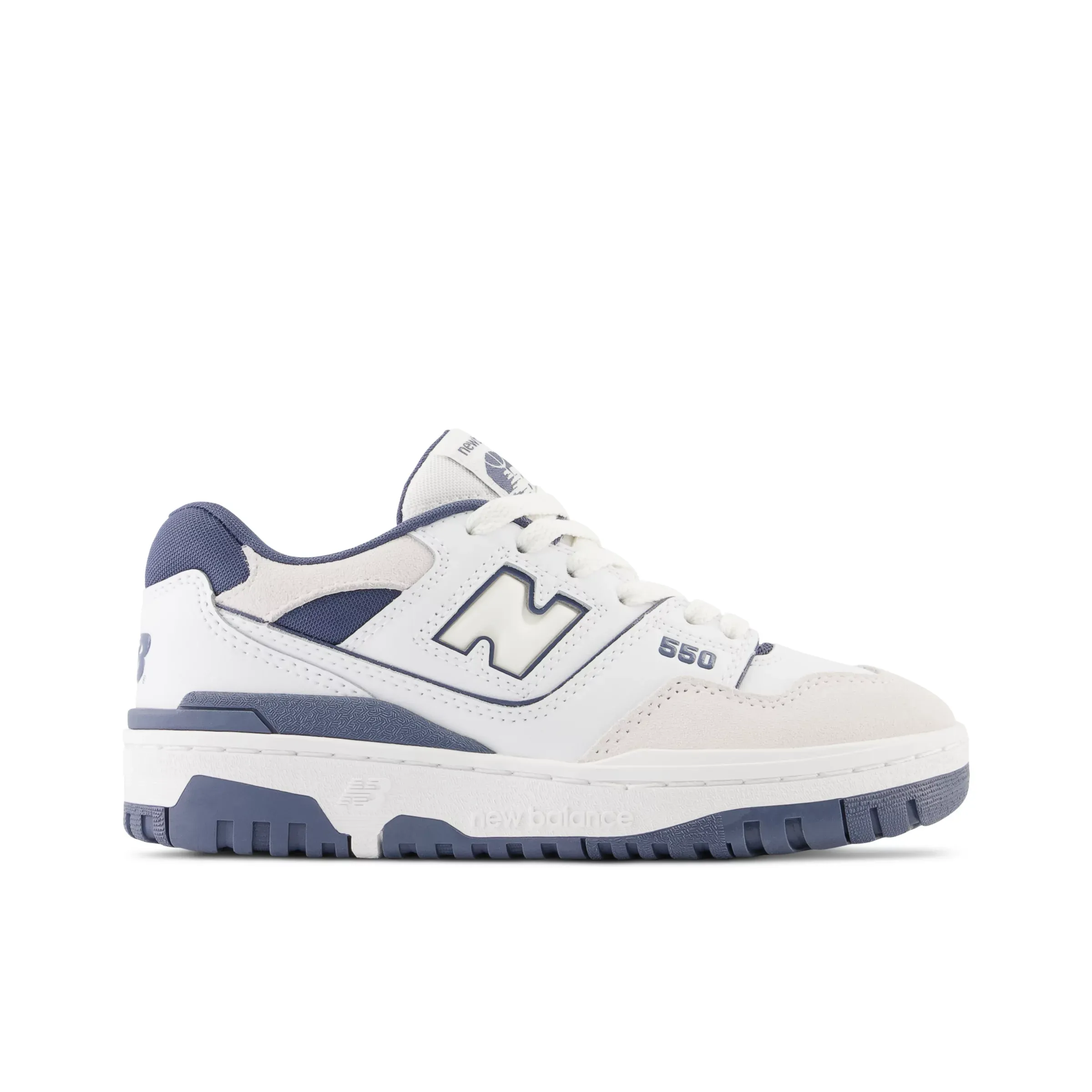 550 - White with Vintage Indigo
