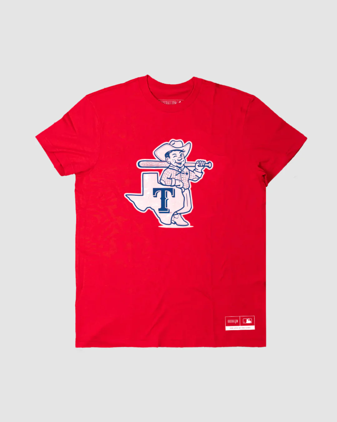 Texas Proud Women's Warm-Up Tee (Red) - Texas Rangers