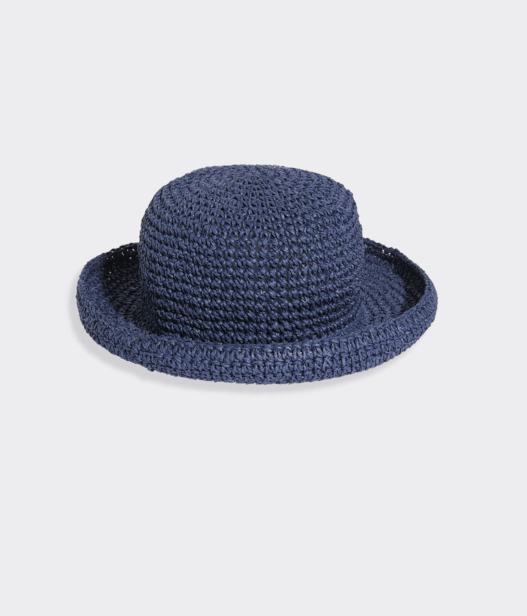 Crochet Raffia Bucket Hat