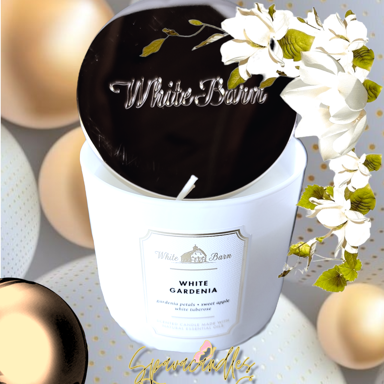 Rainforest Gardenia 3 Wick Candle 2023