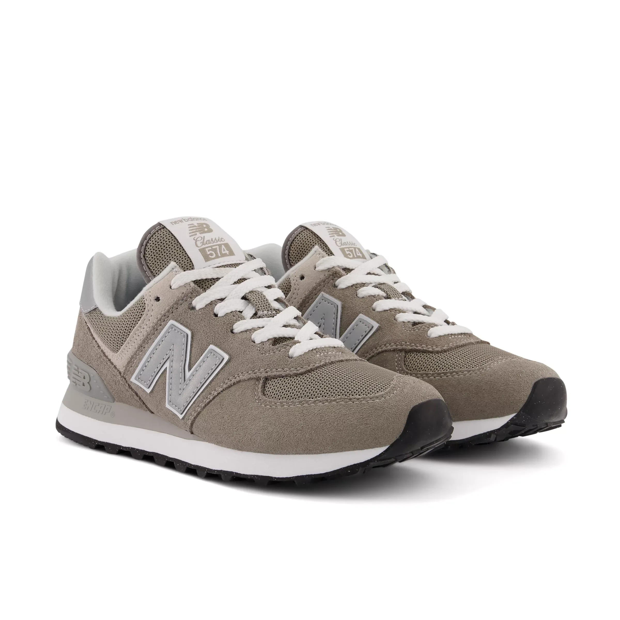 574 Core - Grey with White
