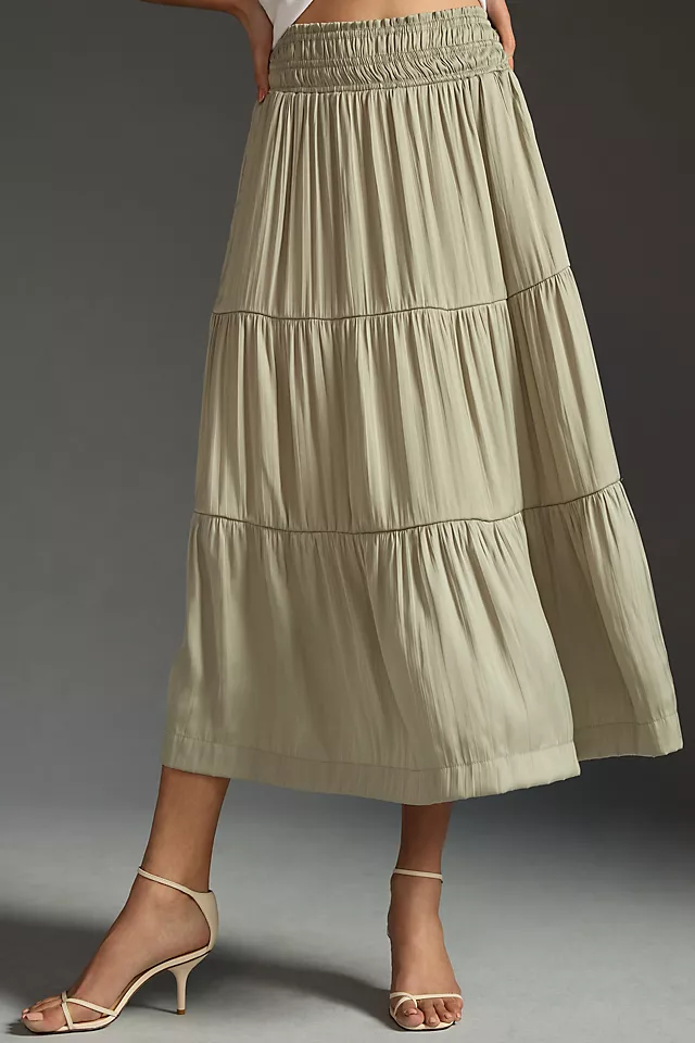 The Somerset Maxi Skirt MOSS