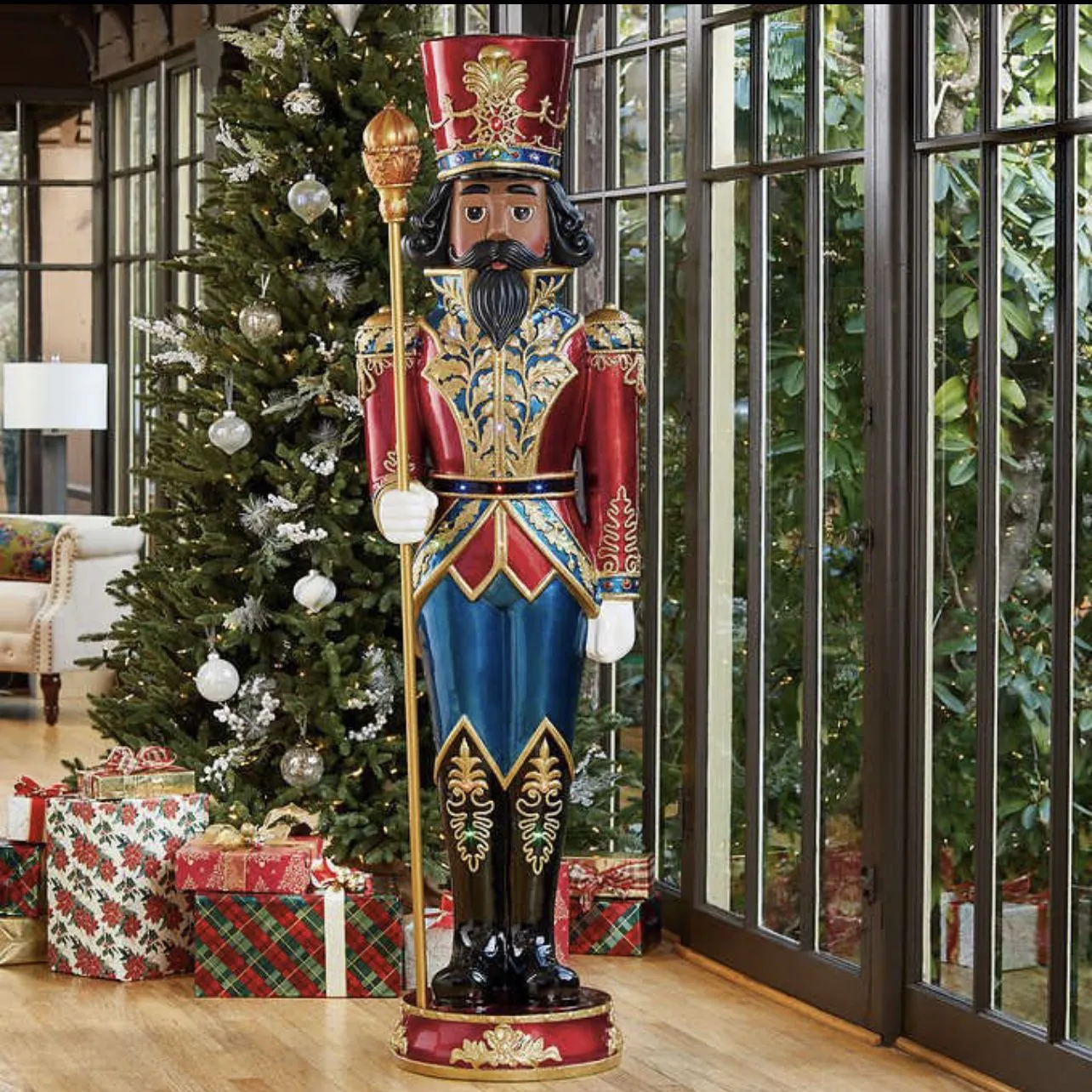 Life-Size LED Christmas Nutcracker, 60