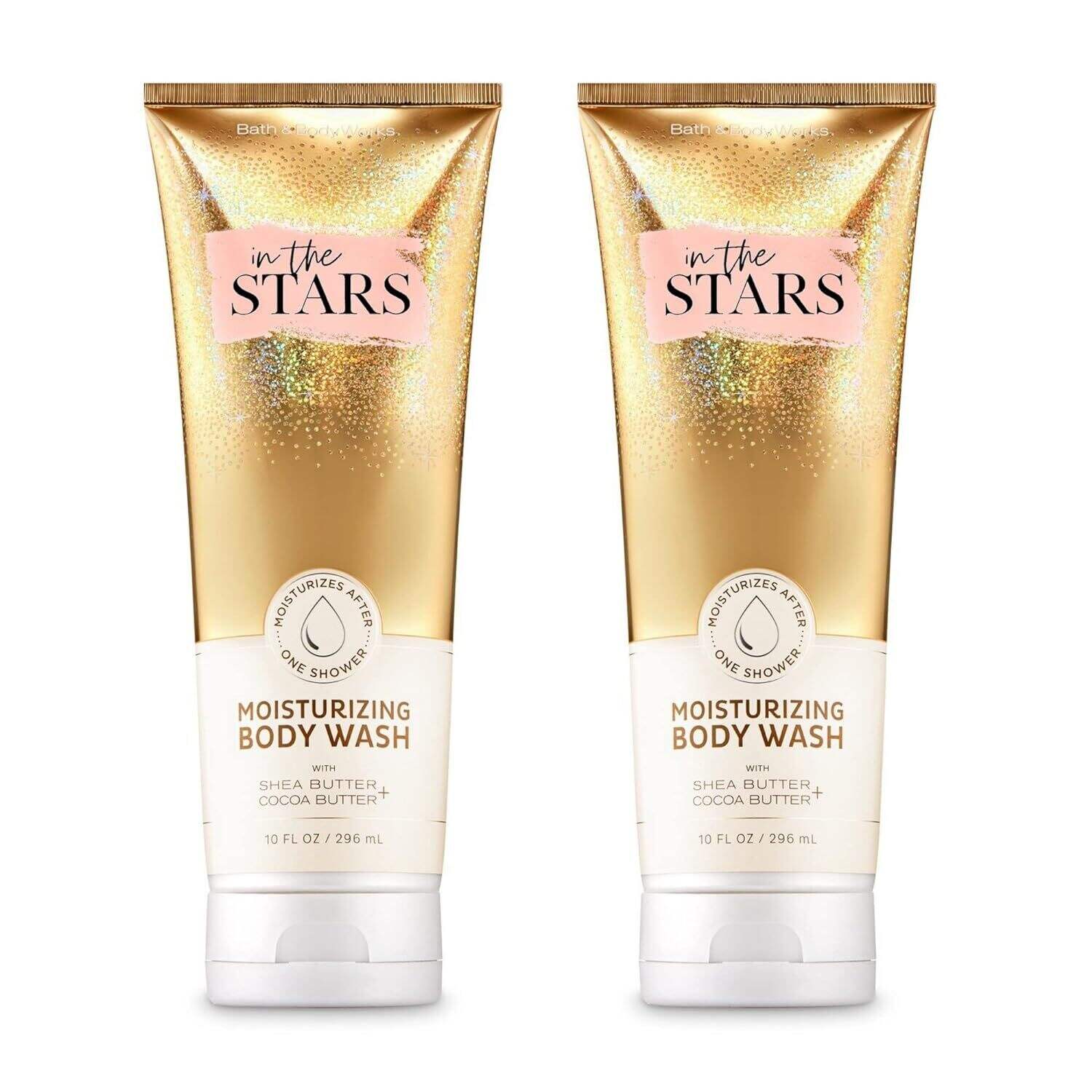 Bath and Body Works Gift Set of 2 - 10 Ounce Moisturizing Body Wash - (In The Stars)