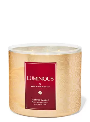 Luminous 3-Wick Candle
