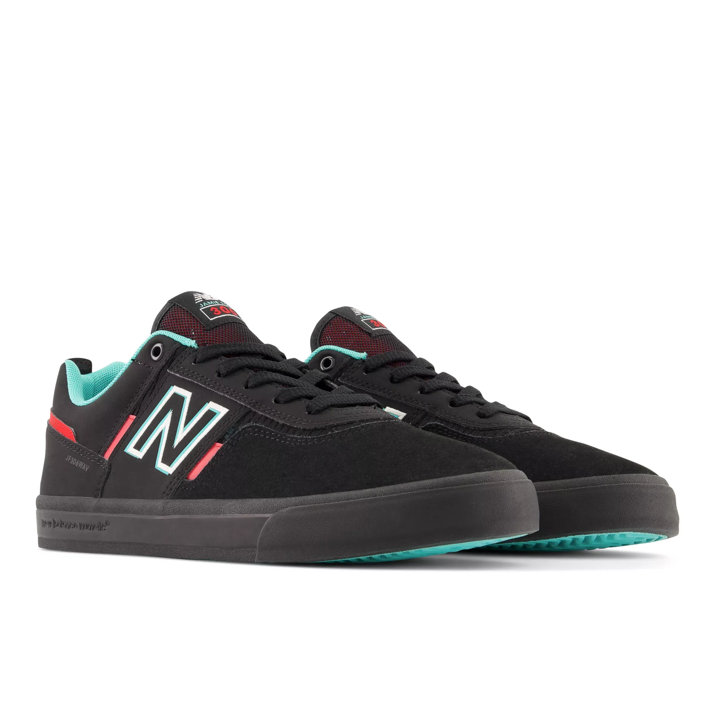 NB Numeric Jamie Foy 306 - Black with Electric Red