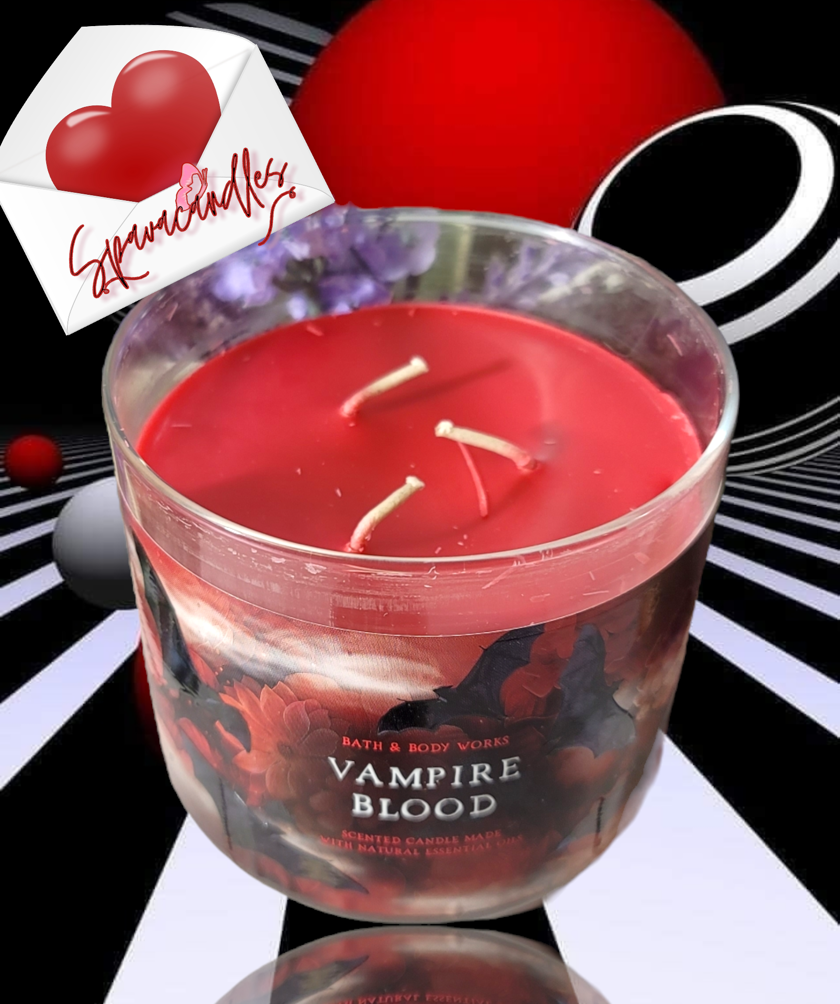 Vampire Blood 3 Wick Candle 2023