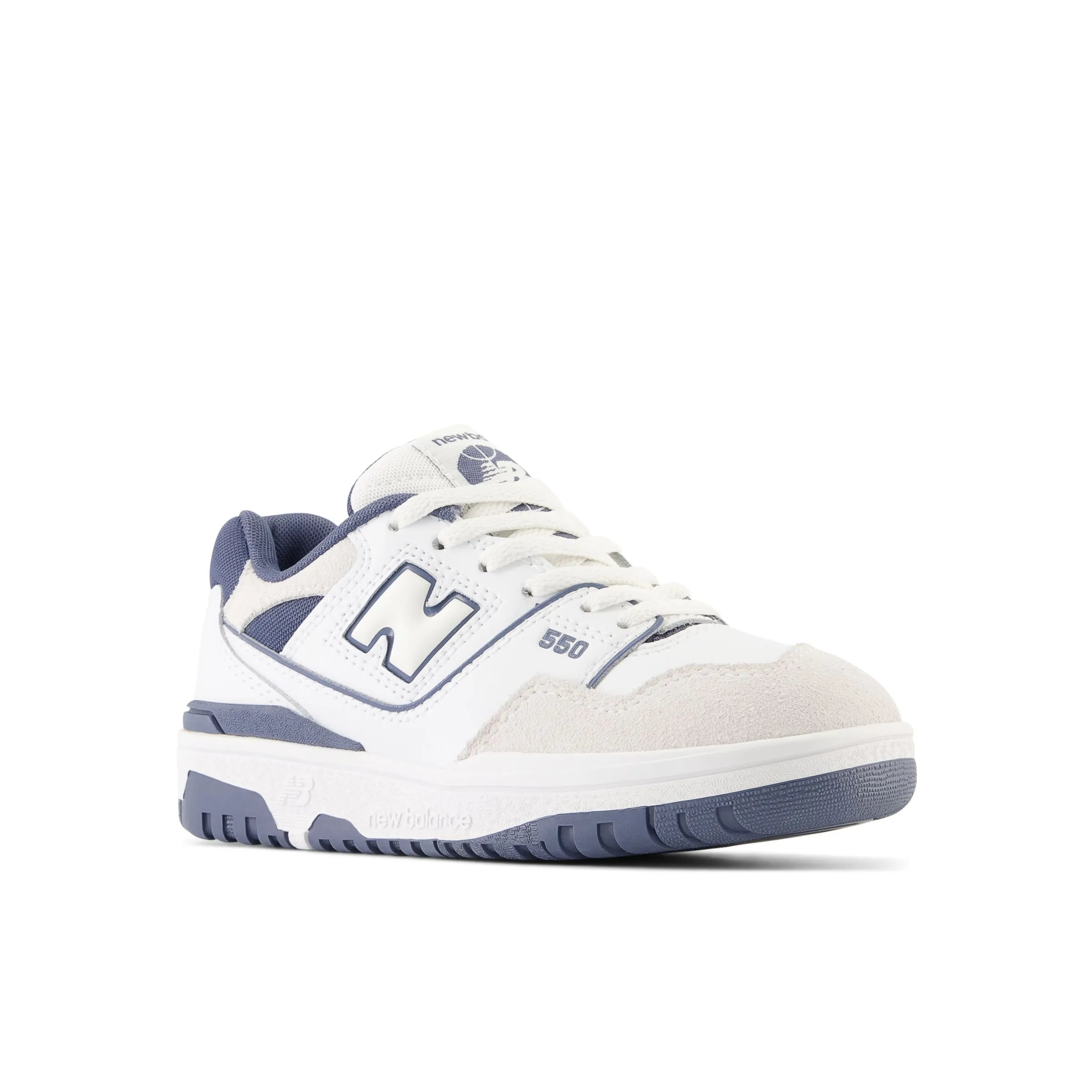 550 - White with Vintage Indigo