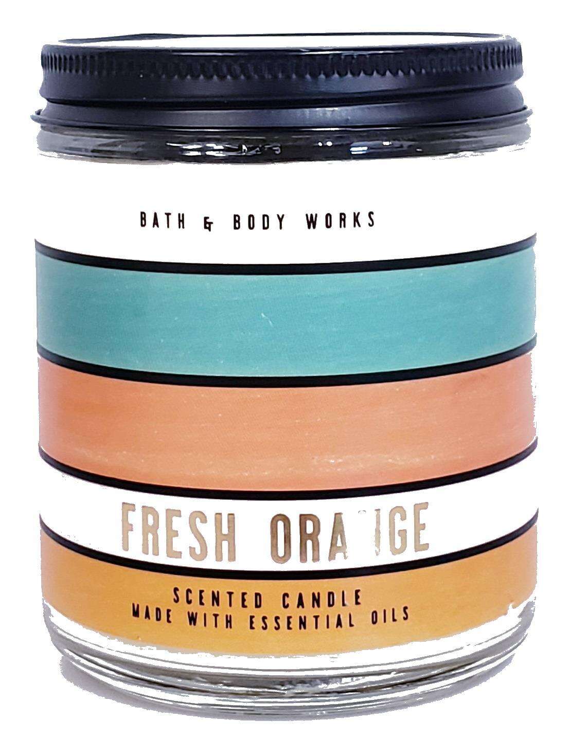 Fresh Orange Medium Candle & Orange Sunrise Hand Soap Set of 2
