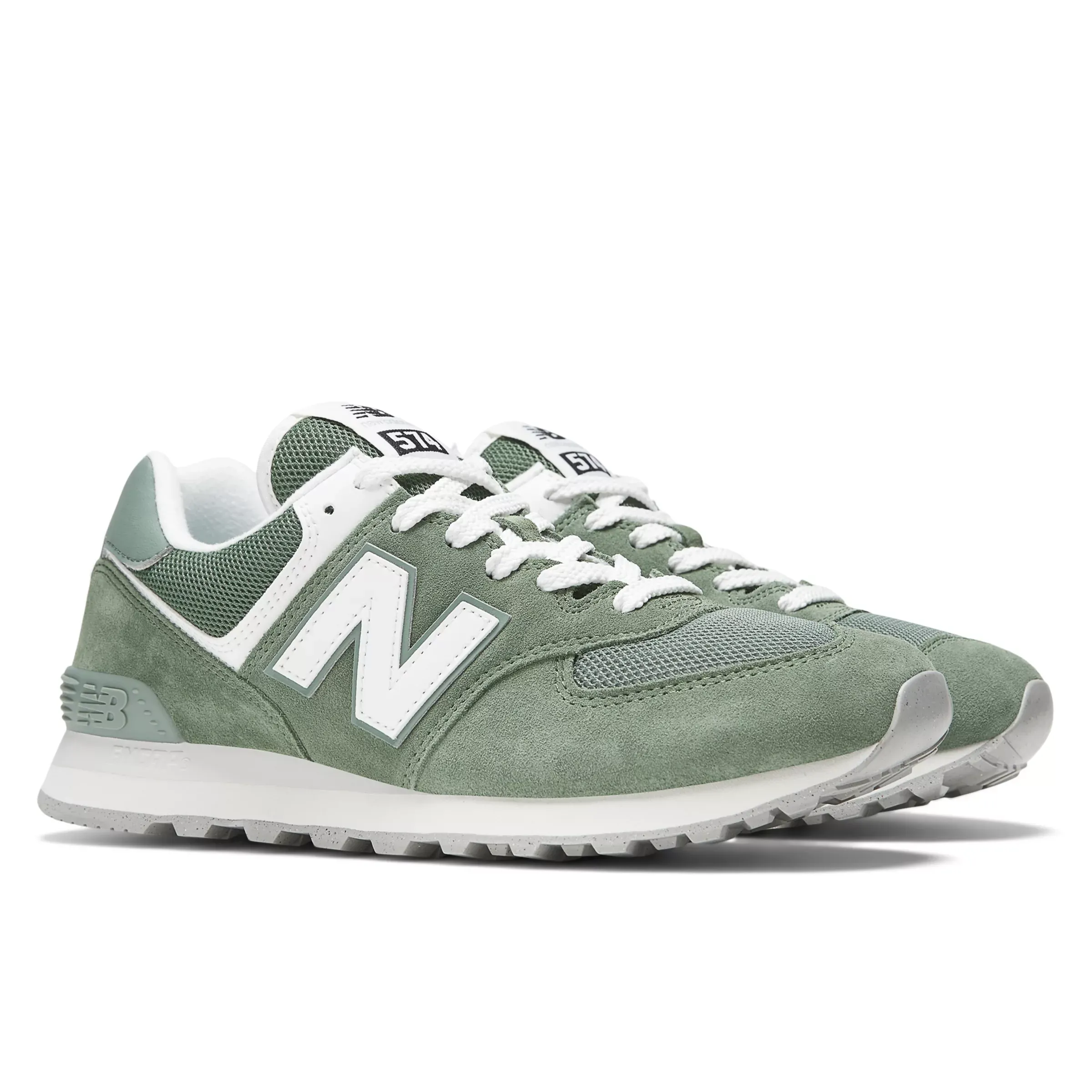 574 - Green with White