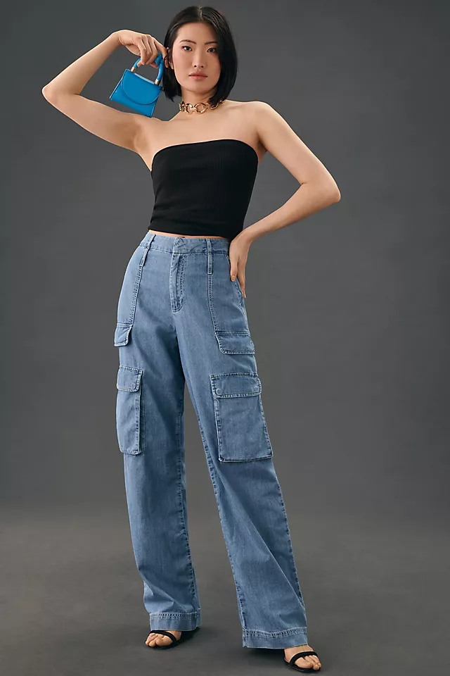 Frame High-Rise Cargo Jeans RHYTHM