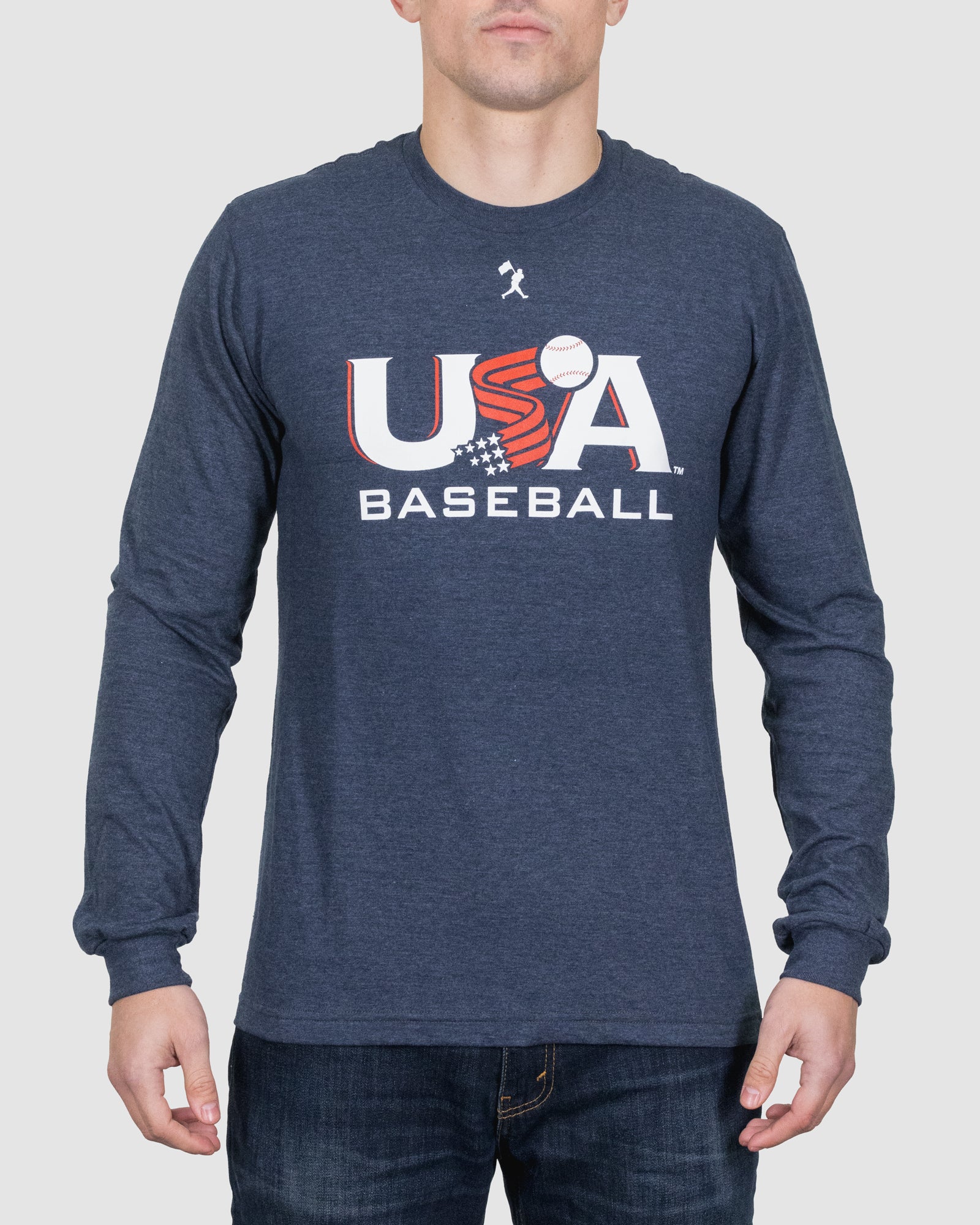 Baseballism x USA Baseball Long Sleeve - Navy