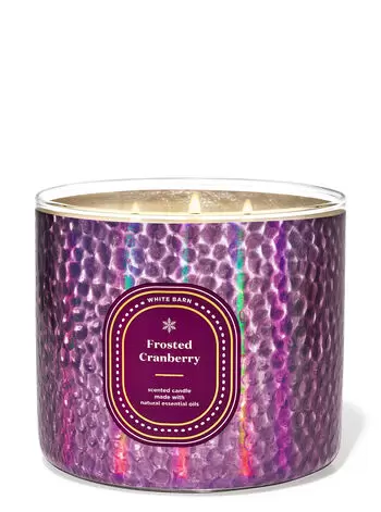Frosted Cranberry 3-Wick Candle