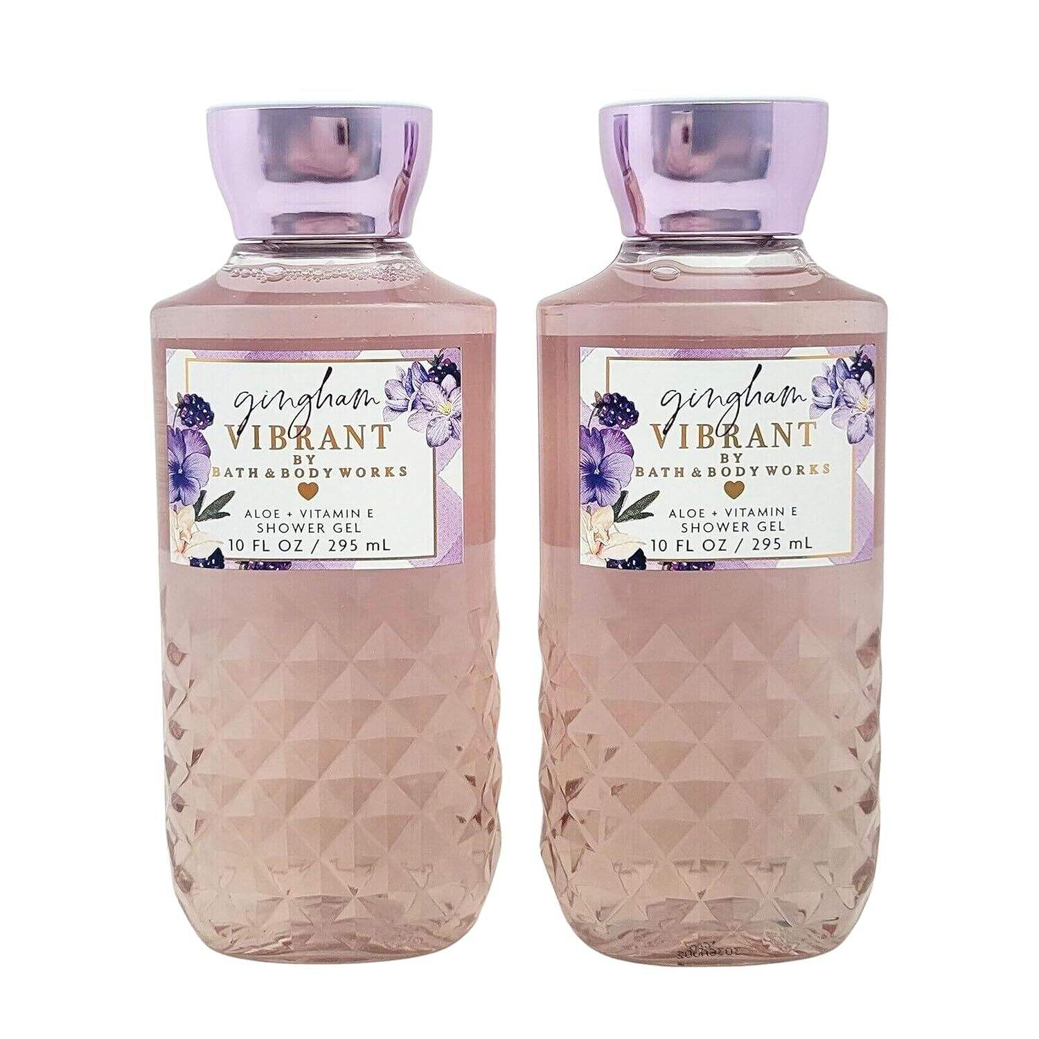 Bath & Body Works Shower Gel Gift Set 10oz Each Pack of 2 (Mahogany Coconut)
