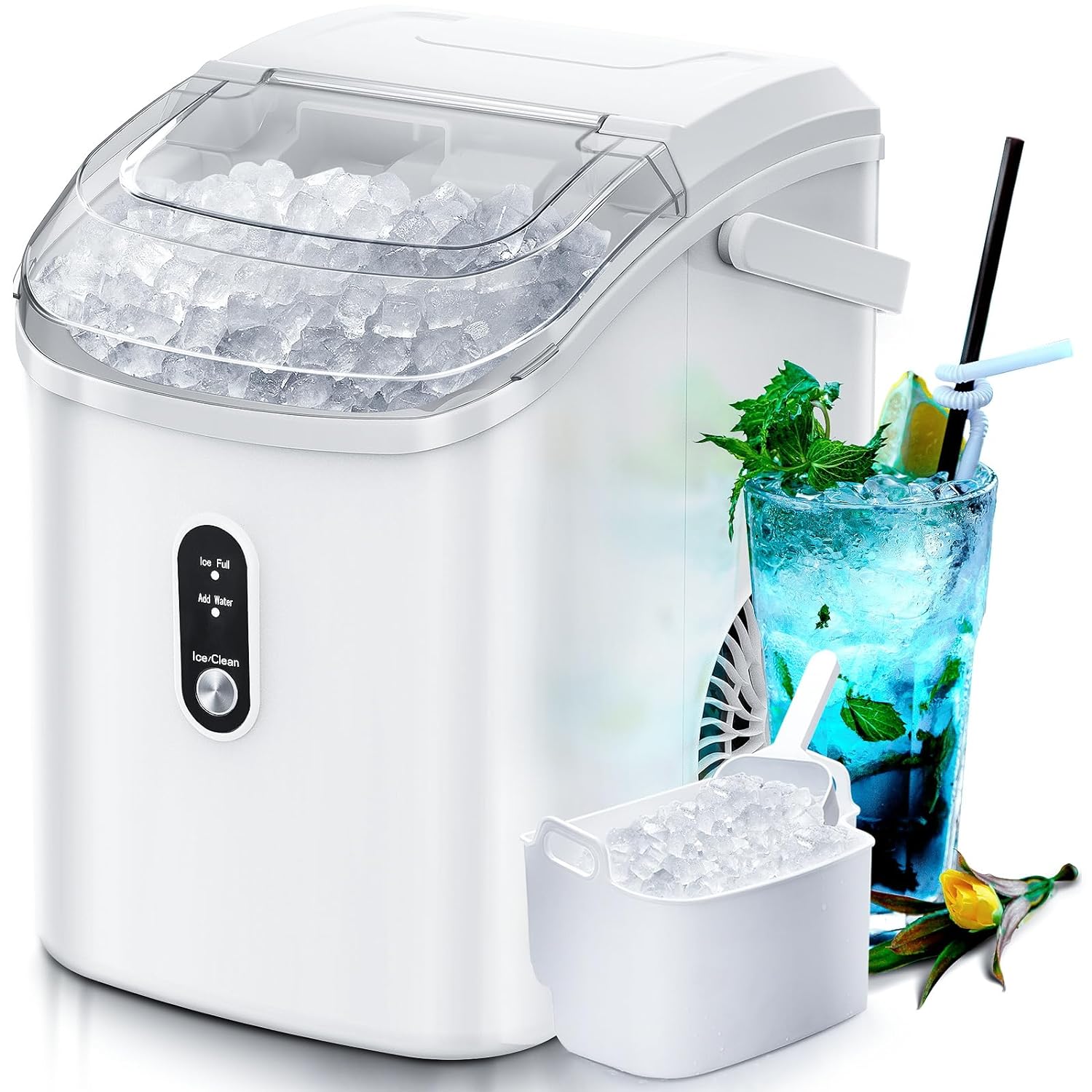 ⚡💟Countertop Ice Maker with Soft Chewable Ice-1