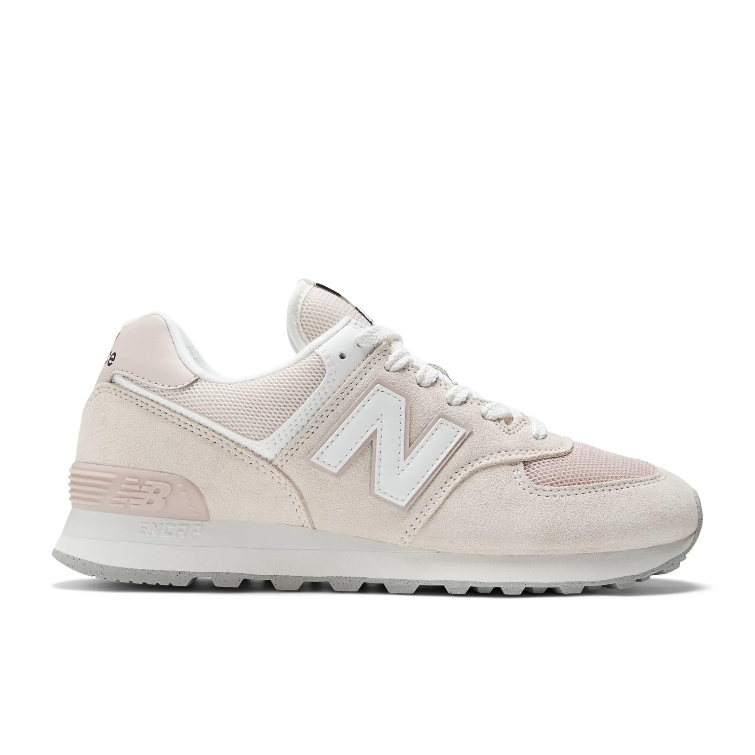 574 - Pink with White