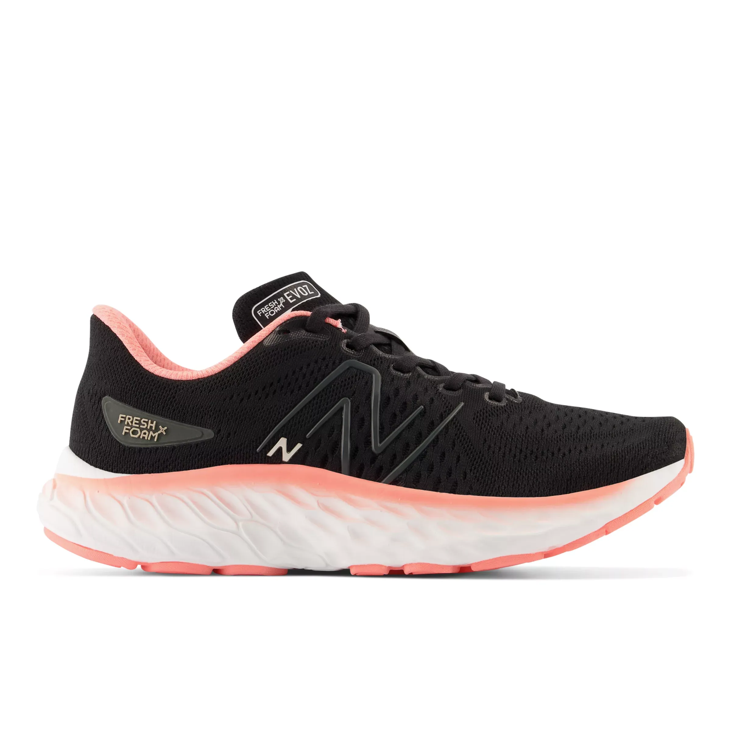 Fresh Foam X Evoz v3 - Black with Blacktop and Grapefruit