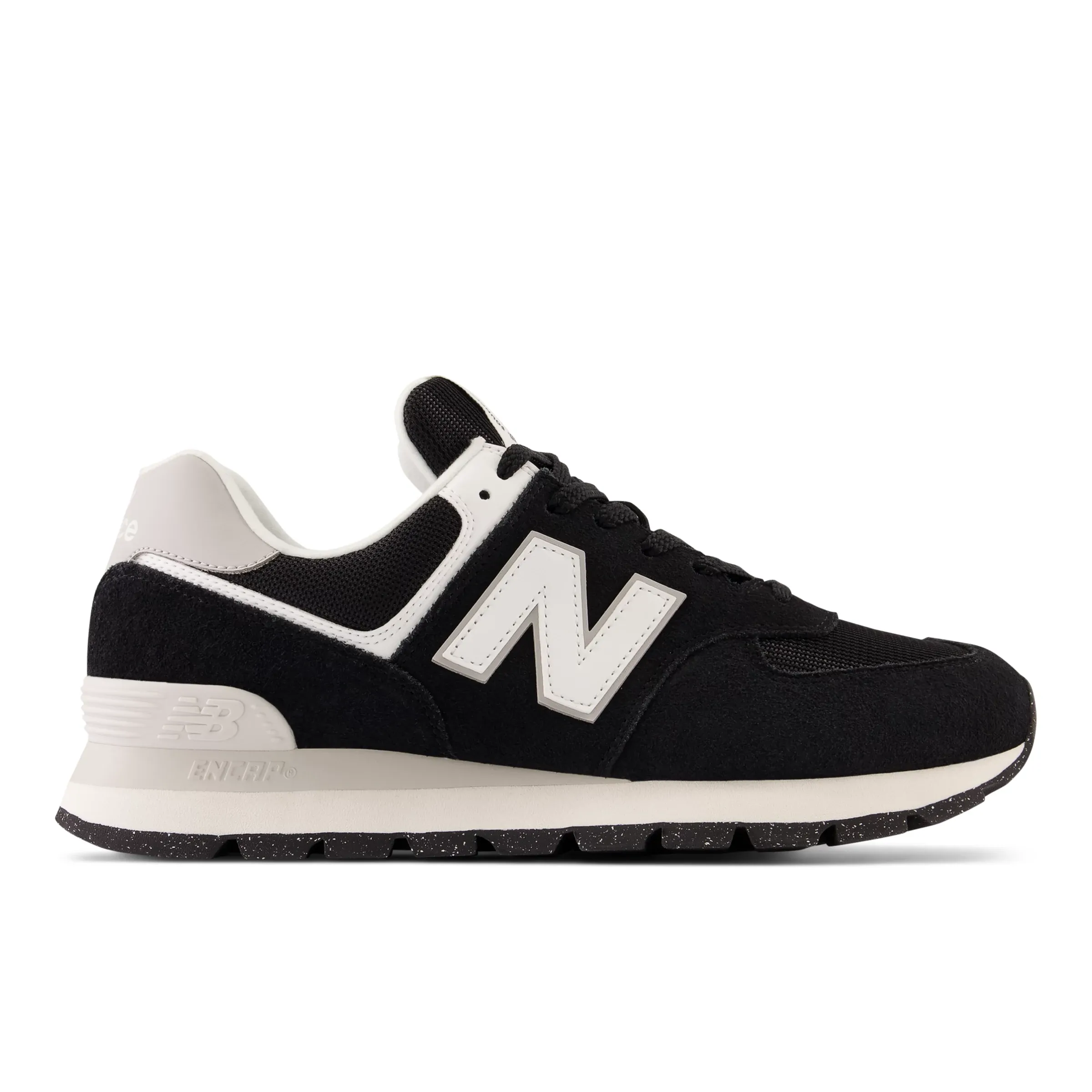 574 - Black with White