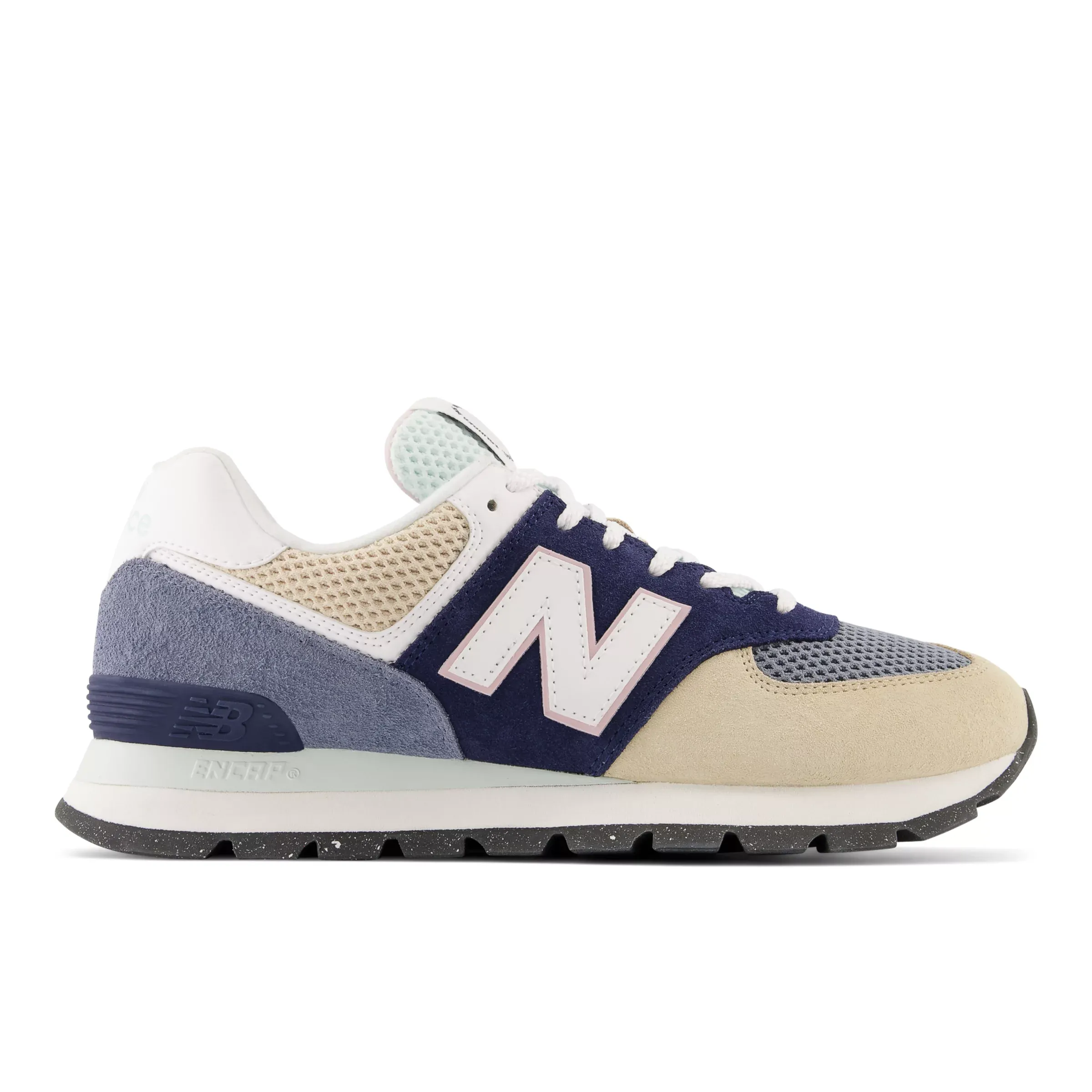 574 Rugged - Blue with Beige