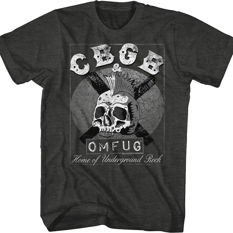 Skull Mohawk CBGB T-Shirt